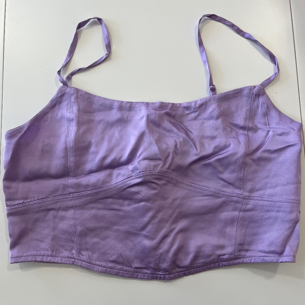 Aerie Lavender Crop Top